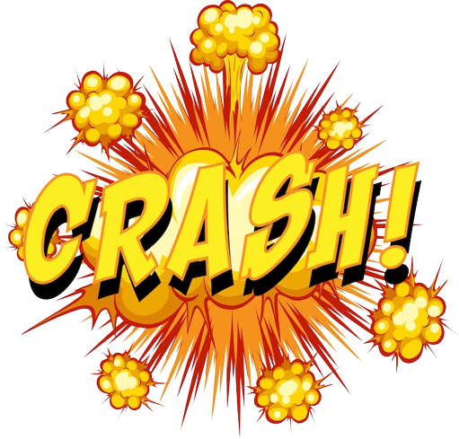 Crash money game logo